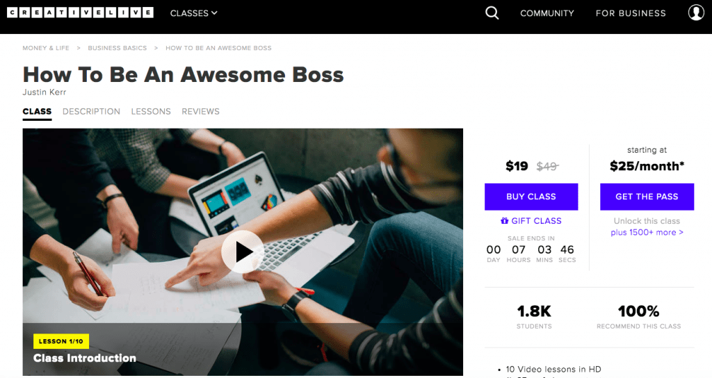 Best Leadership Courses - Awesome Boss Course
