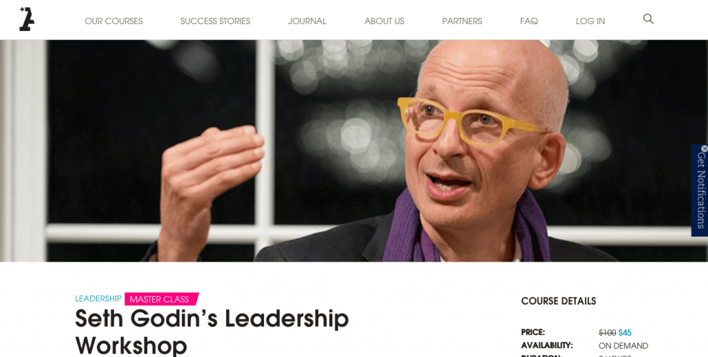 Best Leadership Courses - Seth Godin Course