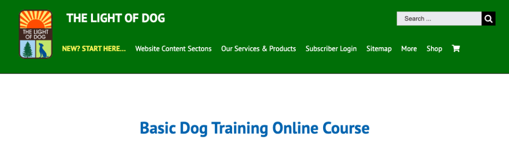Best Dog Training Courses - Basic Dog Training Online Course