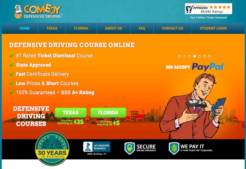 Defensive Driving Courses by Comedy Defensive Driving