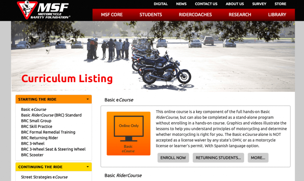 Introductory Motorcycle Experience by MSF