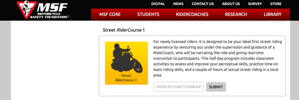 Street RiderCourse 1 by MSF