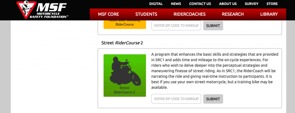 Street RiderCourse 2 by MSF
