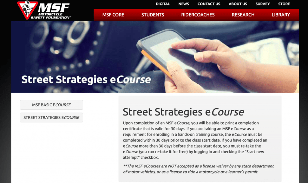 Street Strategies eCourse by MSF