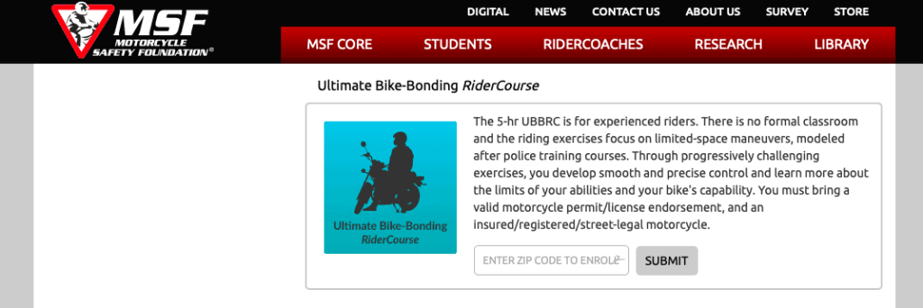 Ultimate Bike-Bonding RiderCourse by MSF