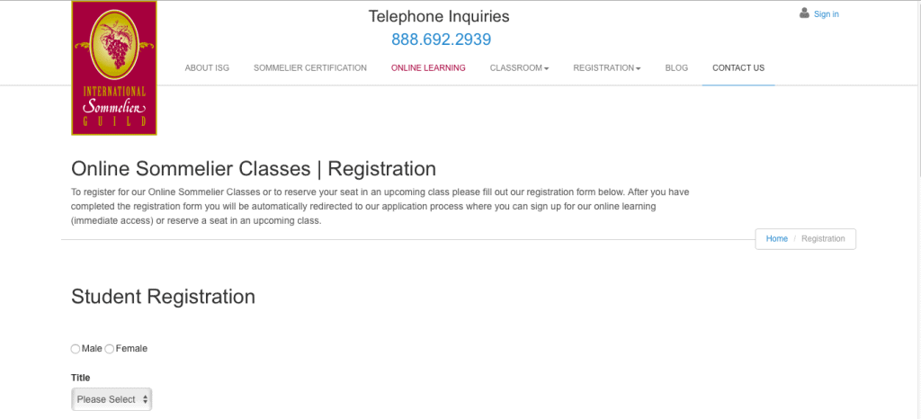 Intermediate Wine Course — International Sommelier Guild