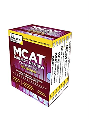 Princeton Review MCAT Subject Review Complete 7 Book Set